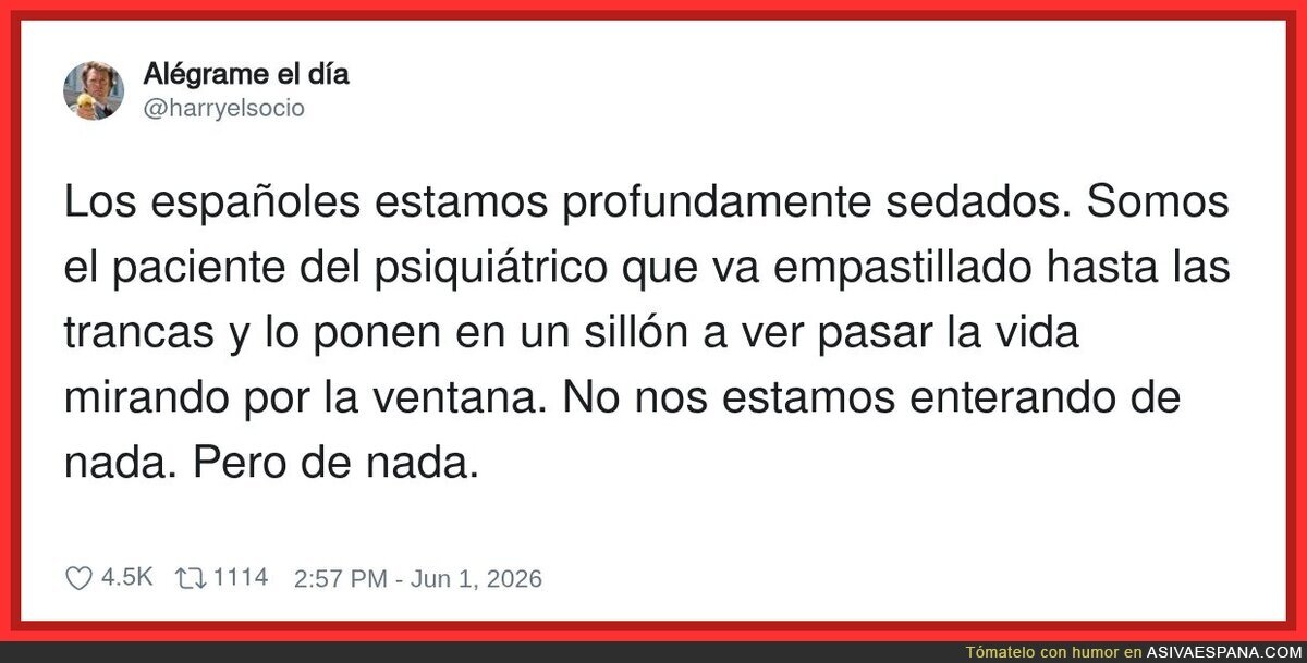 Lo de este pa&iacute;s no tiene soluci&oacute;n