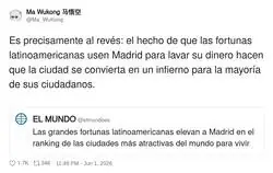 El dinero sucio limpio, la ciudad sucia y los madrile&ntilde;os de verdad, apartados