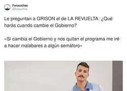 Pues vete preparando, Grison