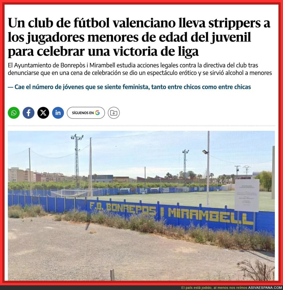 No tengo palabras, no se puede ser m&aacute;s marca Espa&ntilde;a