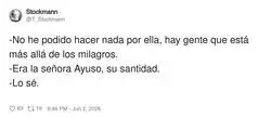 Ni el Papa arregla a Ayuso