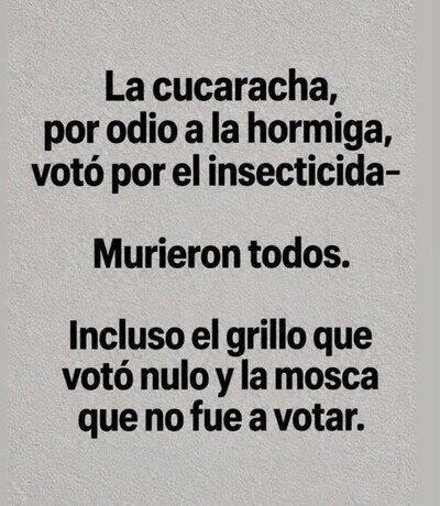 La importancia de votar