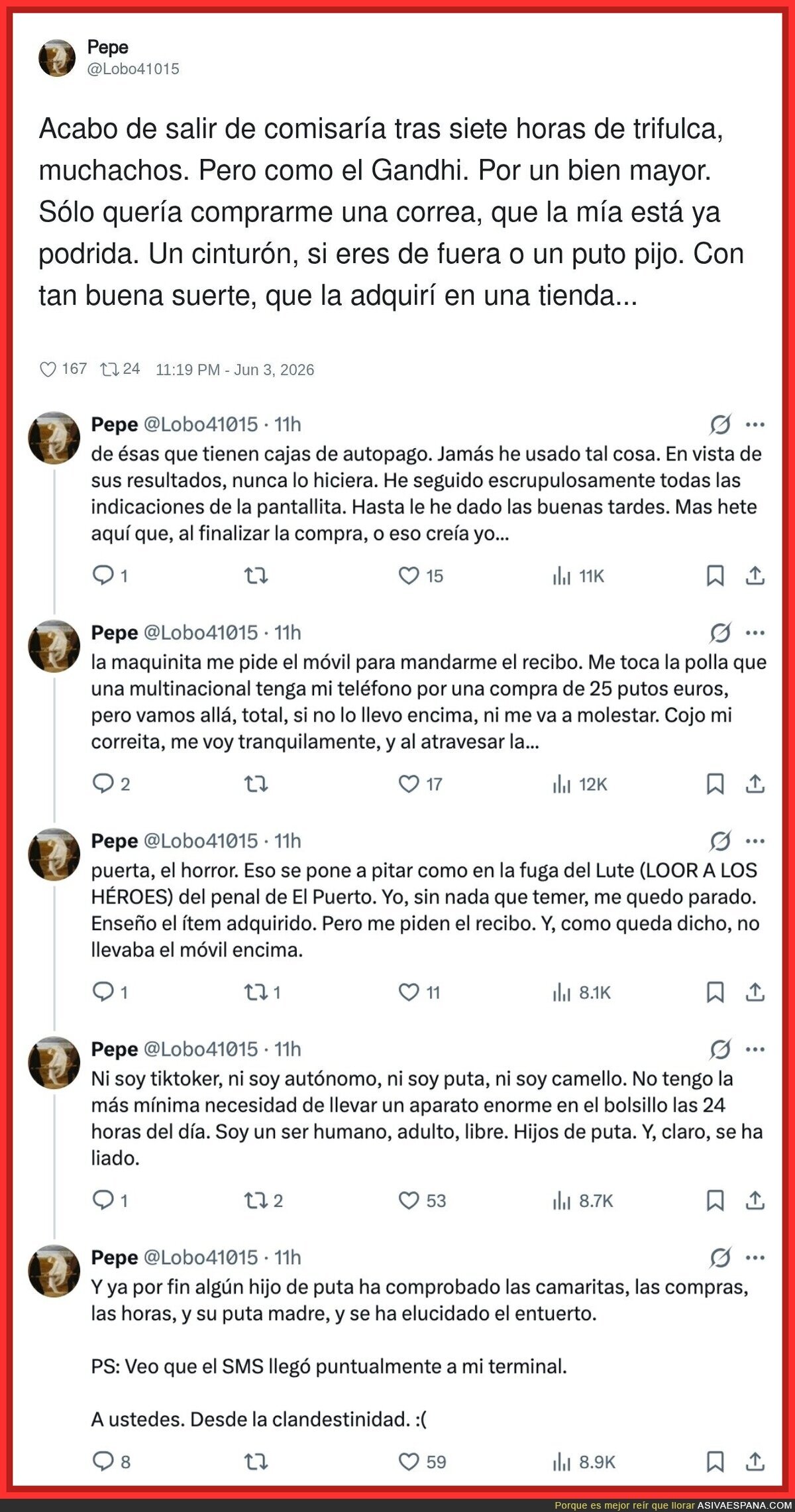 Tanta modernidad nos acabar&aacute; hundiendo