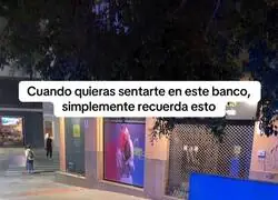 Alicante. Mejor no sentarse en ning&uacute;n banco de ninguna ciudad
