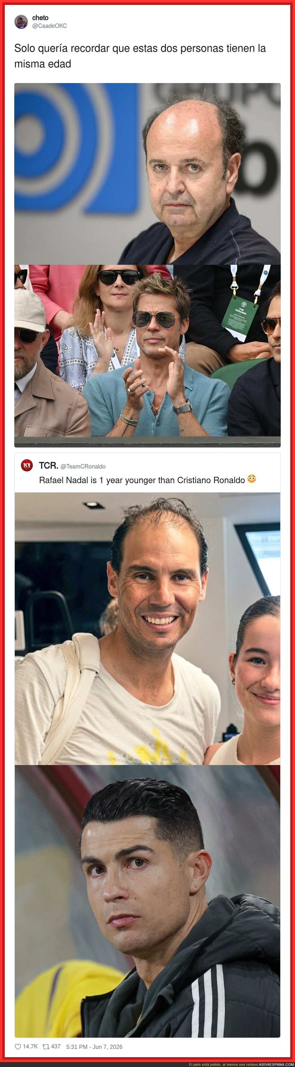 El cuidao con los a&ntilde;os, que se notan m&aacute;s en la cara que en el DNI