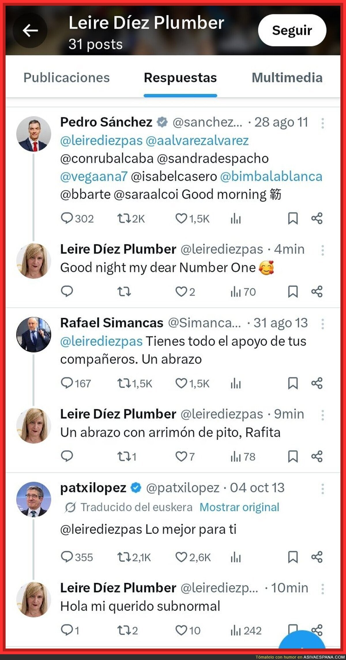 Jojojo. Alguien ha activado la cuenta de Leire D&iacute;ez