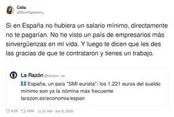Los empresarios espa&ntilde;oles: "Deber&iacute;as estar agradecido de que te pago en euros"