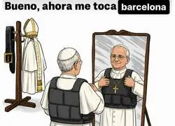El Papa Le&oacute;n listo para la ciudad condal