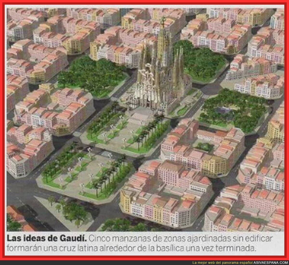 Quiz&aacute;s se me sacrifica, pero TODAS esas calles deber&iacute;an ser peatonales y cumplir el dise&ntilde;o REAL con sus cinco manzanas ajardinadas. De este barco no me baja nadie