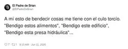 Bendiciendo que es gerundio