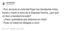 Paco tiene un punto, la verdad