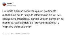 La coherencia pol&iacute;tica espa&ntilde;ola en su m&aacute;xima expresi&oacute;n
