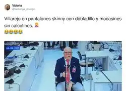 Si solo fuera el outfit, la captura nos deja un lenguaje corporal que parece el padre de Torrente en la 1 que nos hace un retrato del personaje.  Esto era comisario de polic&iacute;a nazional