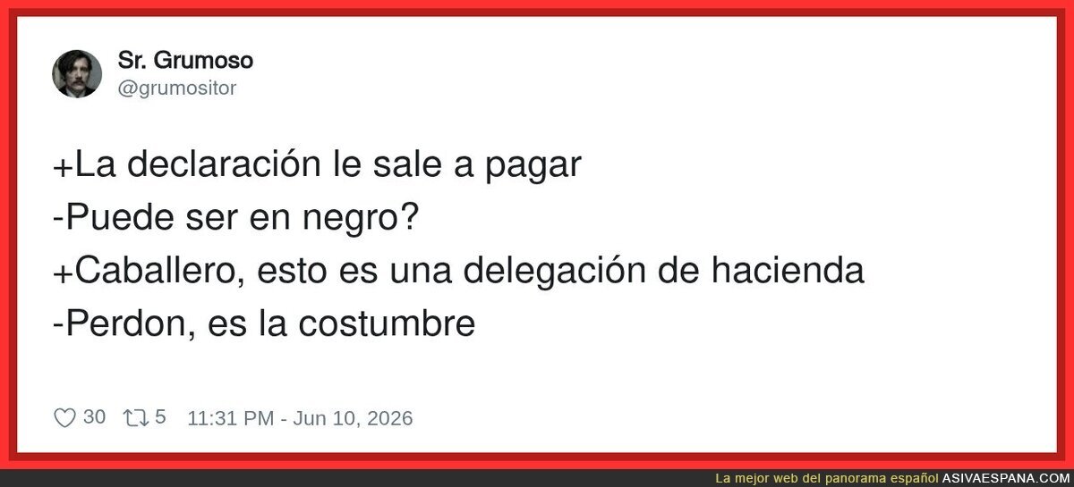 Cuando la Hacienda te pilla