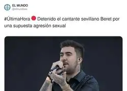 Beret mirando al infinito sabiendo que la pr&oacute;xima noticia va a ser igual de confusa