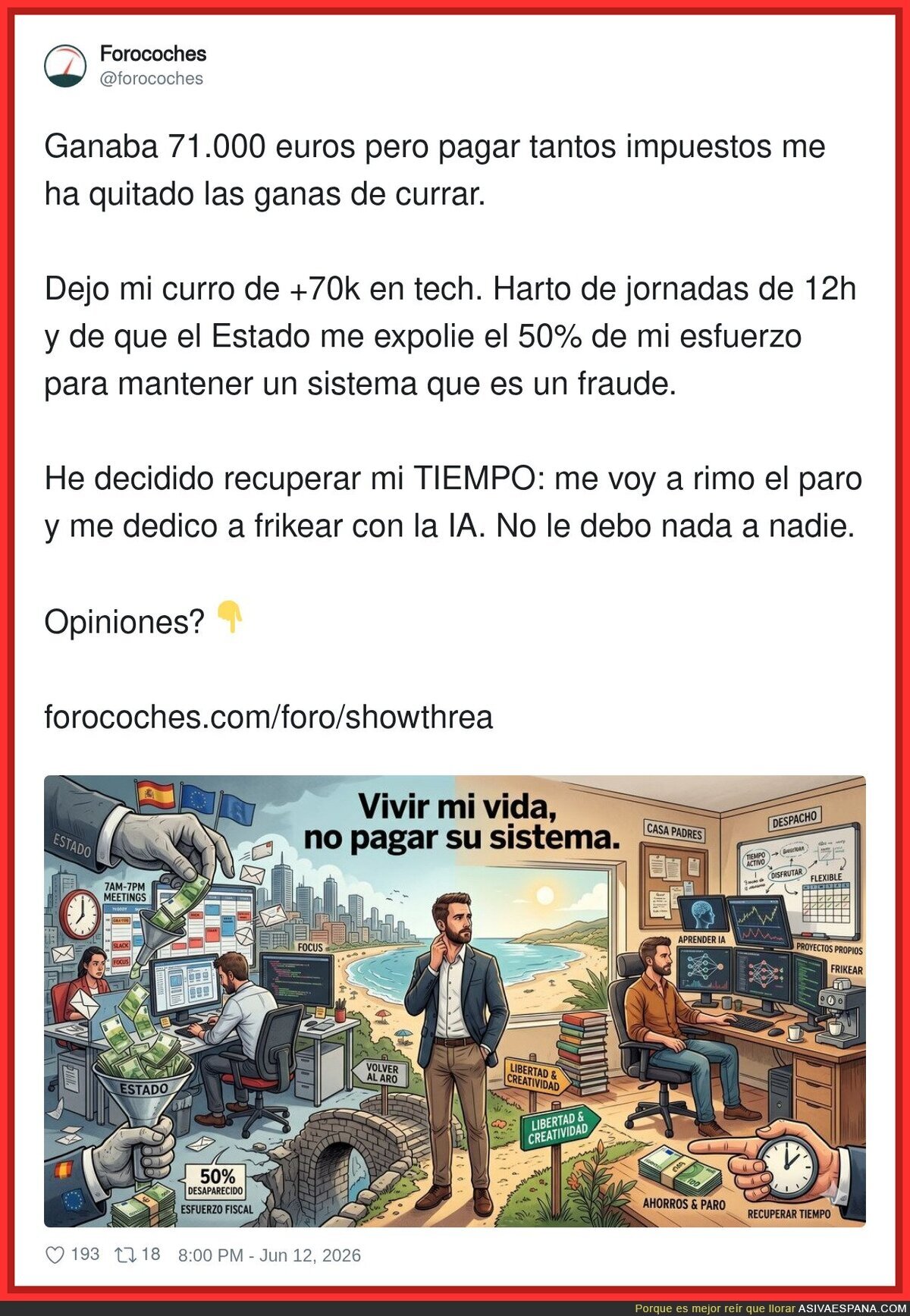 El plan B a veces es lo mejor que puedes hacer