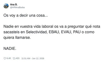 Nadie pregunta por tu expediente acad&eacute;mico