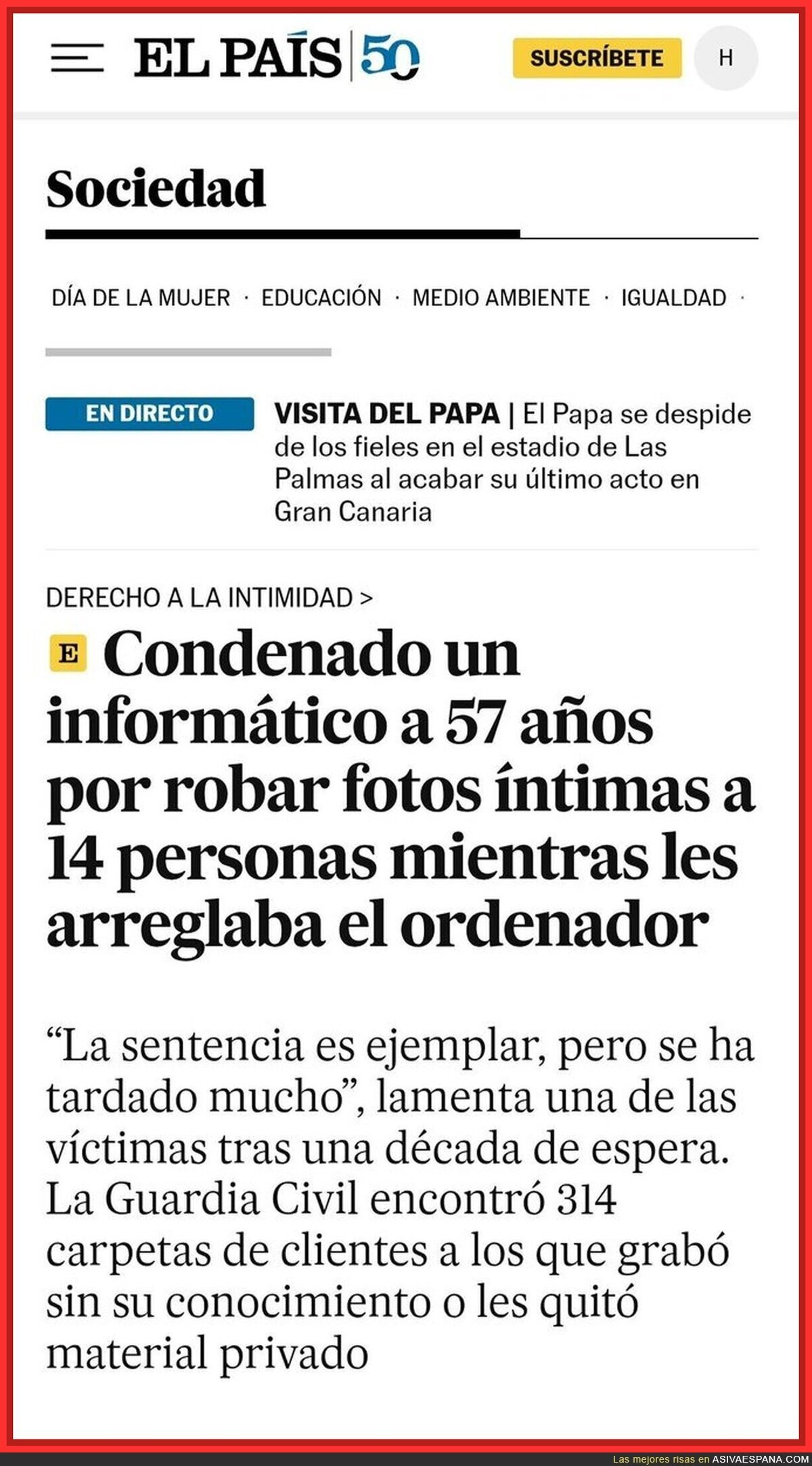 Como para fiarse de los frikis que te arreglan el ordenador
