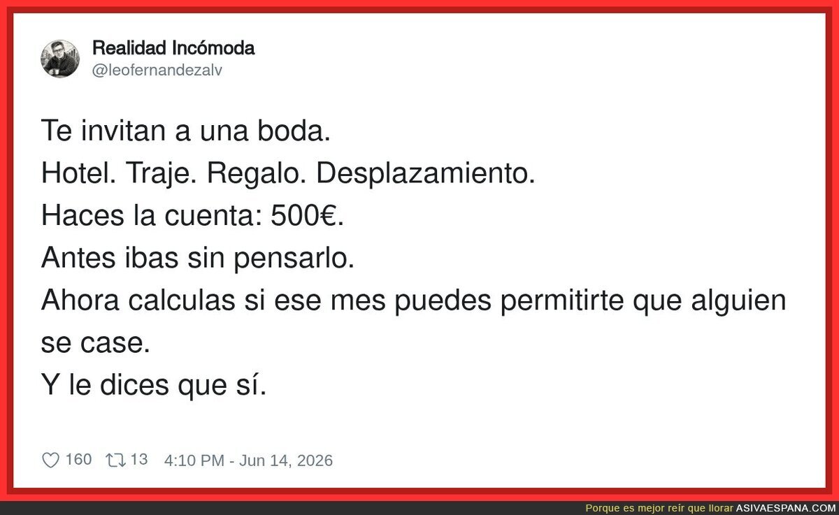 Y luego te preguntan por qu&eacute; dices que no a todo