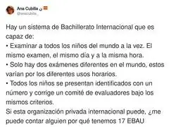 Lo de la EBAU no hay por d&oacute;nde cogerlo