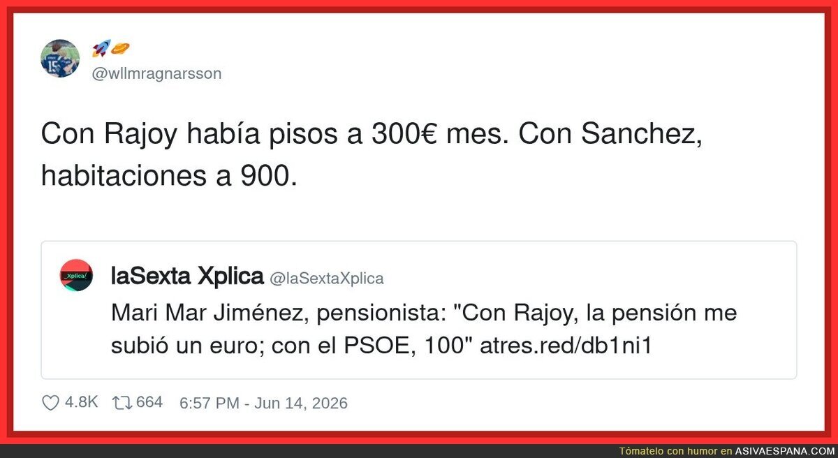 Cuando cambias de gobierno pero los pisos siguen siendo un robo a mano armada