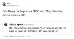 Cuando cambias de gobierno pero los pisos siguen siendo un robo a mano armada