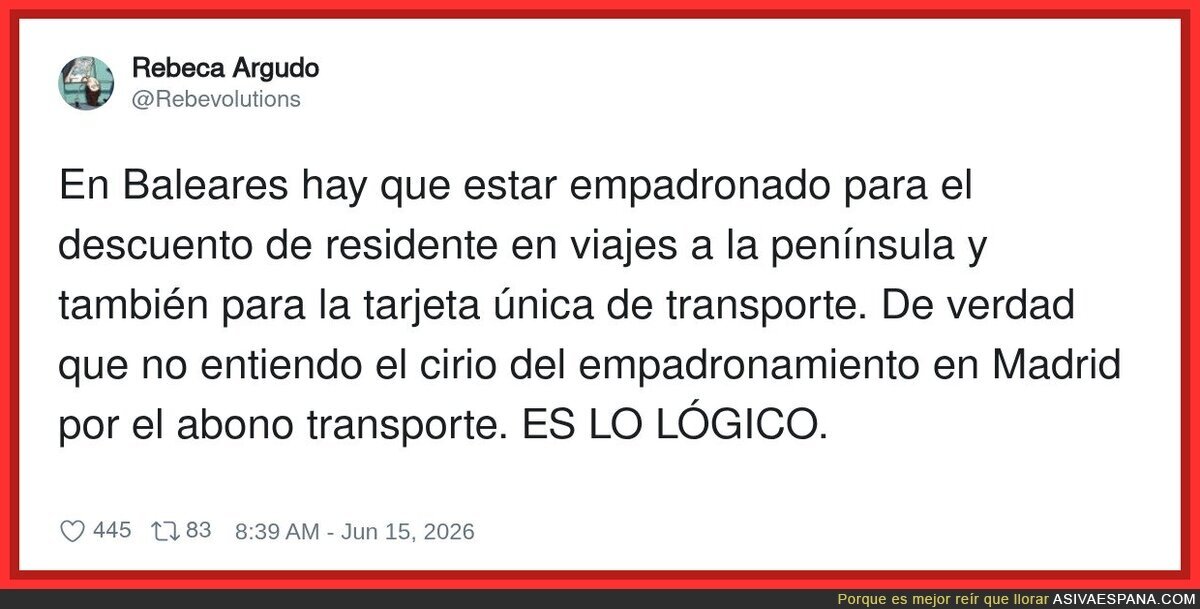 No les hables de cosas l&oacute;gicas a la poblaci&oacute;n, porque vamos bien justitos