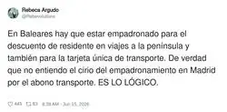 No les hables de cosas l&oacute;gicas a la poblaci&oacute;n, porque vamos bien justitos