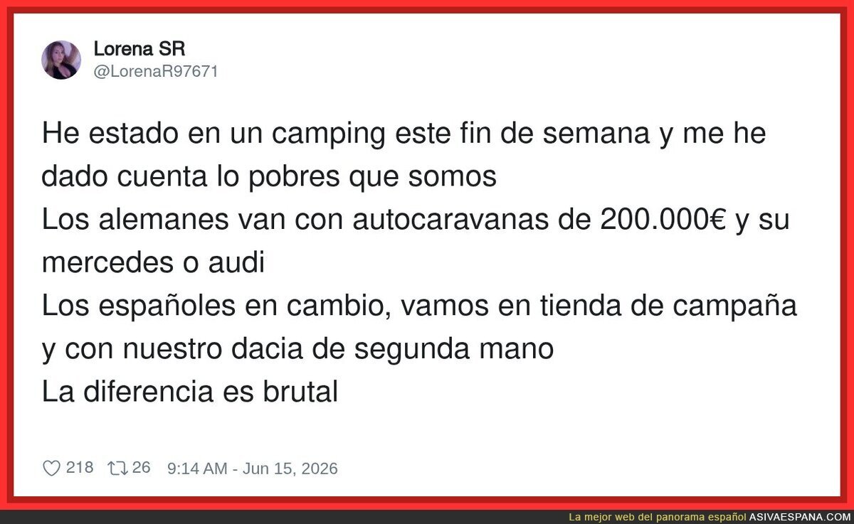 La diferencia es que ellos se aburren y nosotros nos lo pasamos mejor