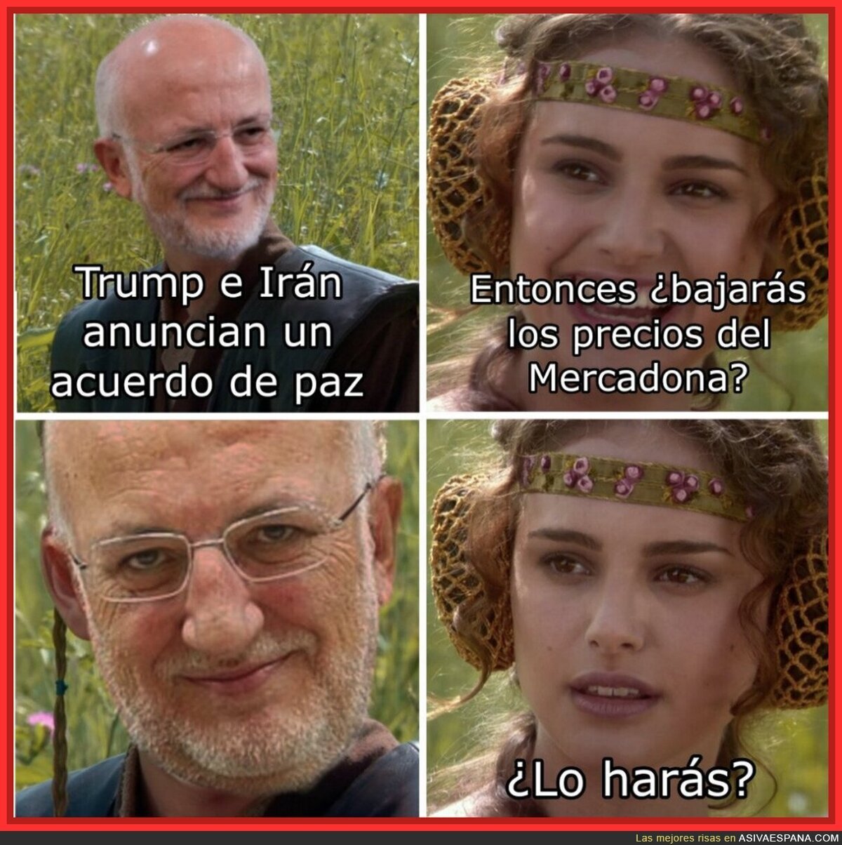 Cuando Trump e Ir&aacute;n hacen las paces pero los precios del Mercadona siguen igual de descontrolados
