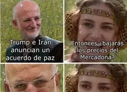 Cuando Trump e Ir&aacute;n hacen las paces pero los precios del Mercadona siguen igual de descontrolados