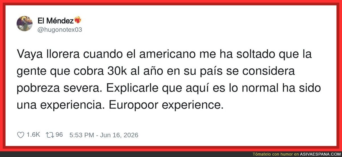 Somos el tercer mundo