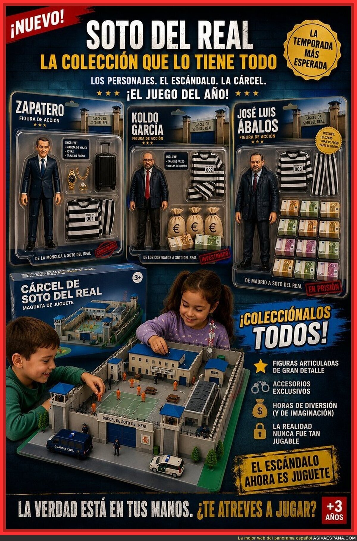 Soto del Real: ahora puedes coleccionar delincuentes como si fueran cromos