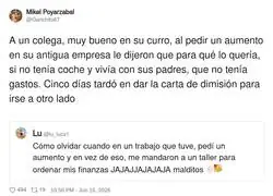 Pedir un aumento es basically suicidio laboral, te lo digo yo