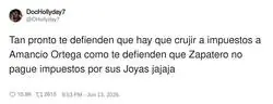 La doble moral espa&ntilde;ola resumida en un tweet