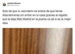 No es buena idea para ahuyentar amigos de lo ajeno