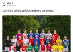 Todo Dios con camisetas falsas