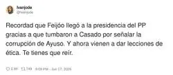 Vaya, que el PP descubri&oacute; la &eacute;tica justo cuando les toc&oacute; perder, qu&eacute; casualidad