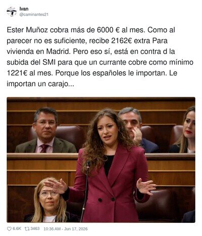 Los espa&ntilde;oles le importan un carajo, pero si se toca su sueldo y se arma la mundial