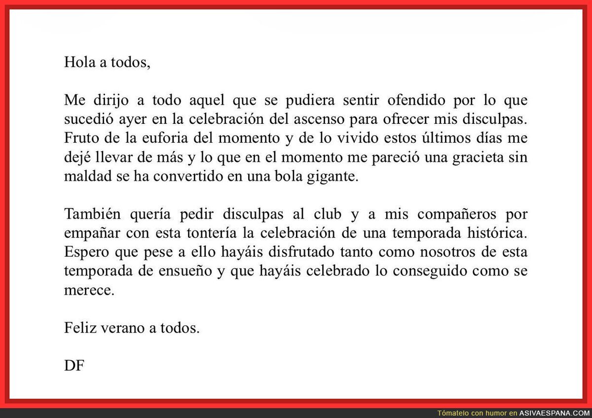 La disculpa del portero del Sabadell por haber insultado a Pedro Sánchez