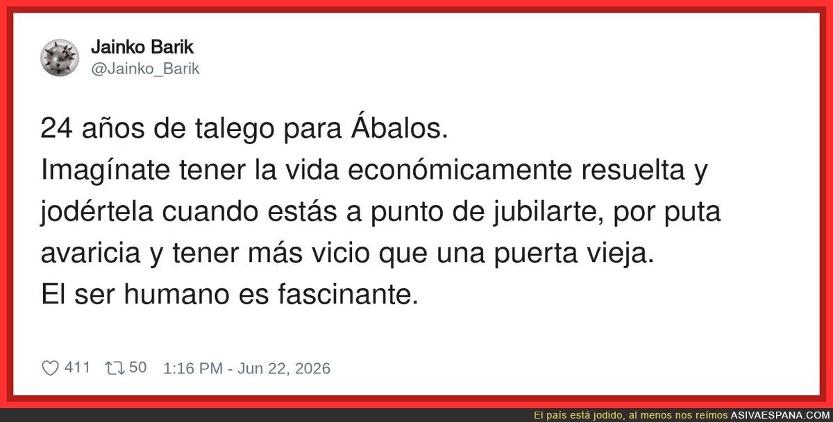 Por ser un pichabrava
