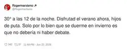 Disfrutad el verano ahora