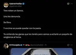 Aldama aboga por esos emprendedores que inician un delito, son juzgados y salen de la carcel con el bot&iacute;n intacto
