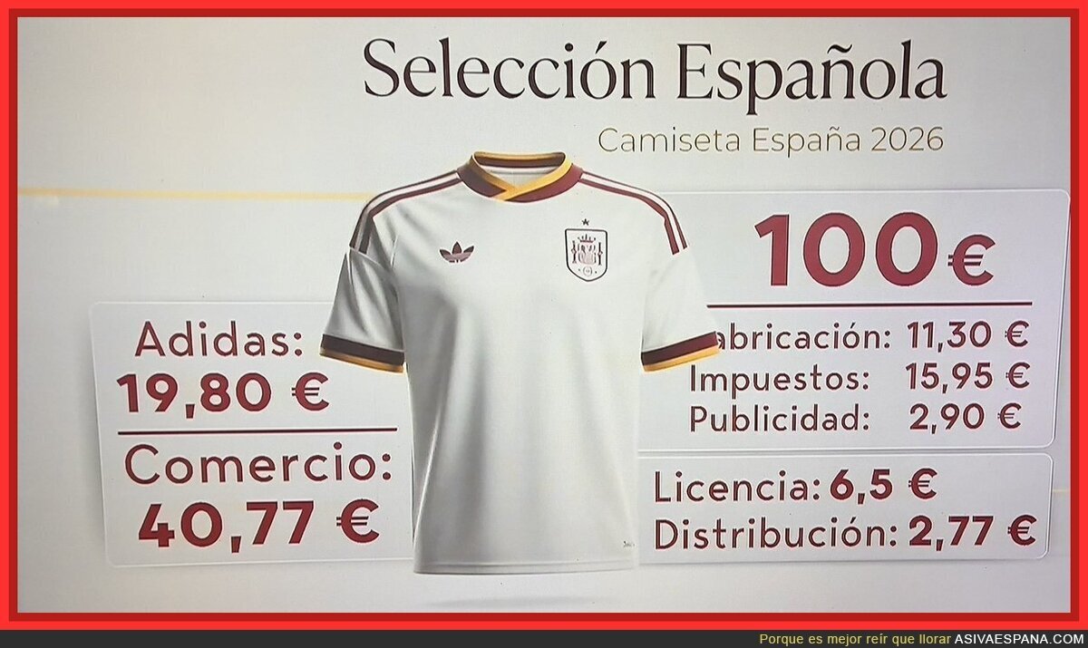 Me acabo de llegar una de China por 15&euro;. Que le den a Adidas