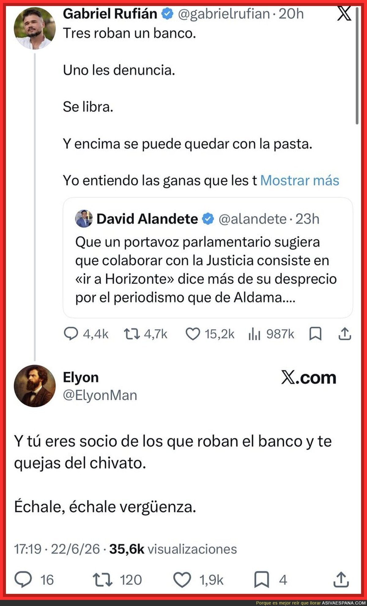 Los zascas de esta semana van a estar sublimes, dif&iacute;cil elegir