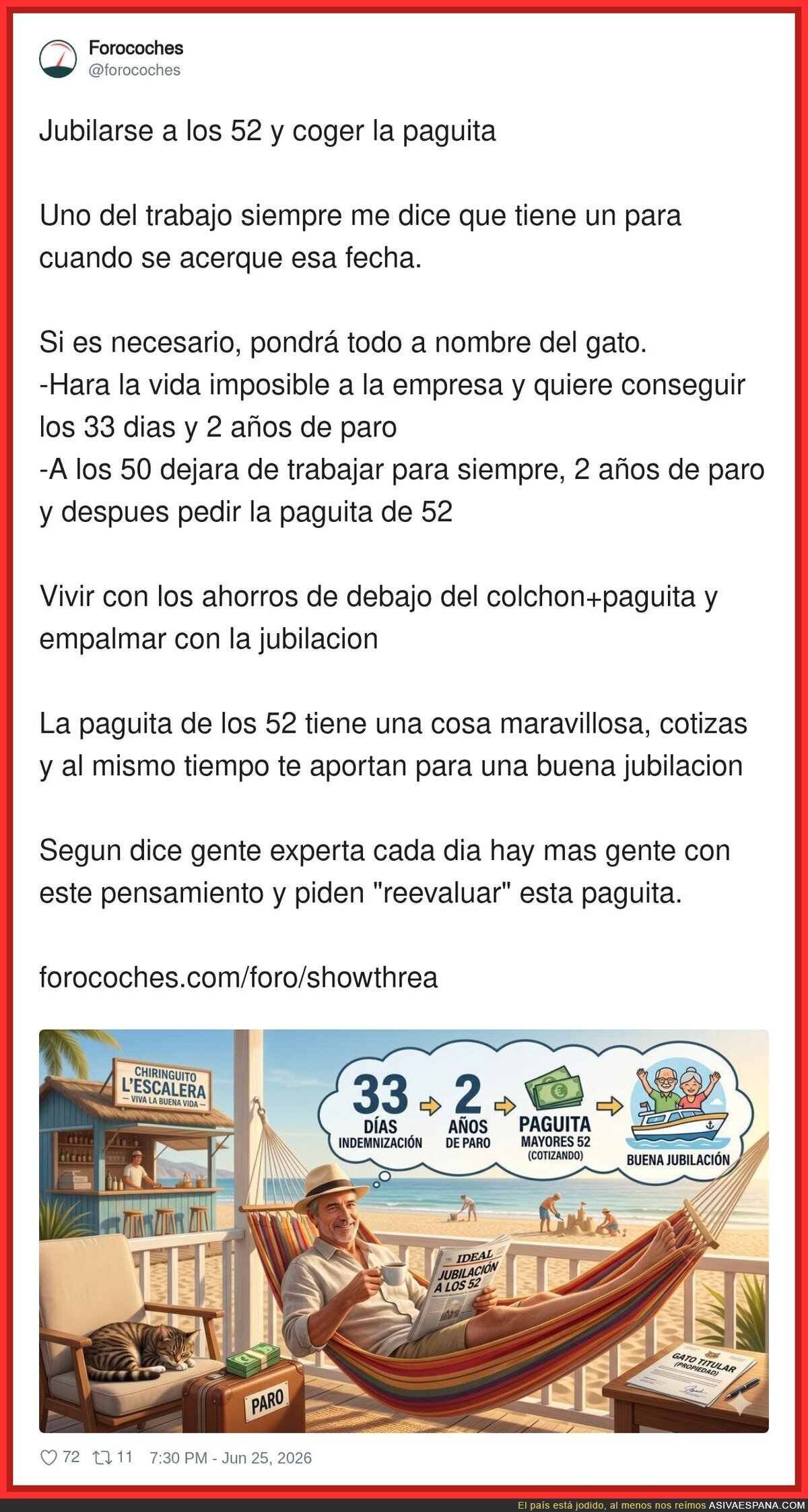 El truco de la jubilaci&oacute;n a los 52