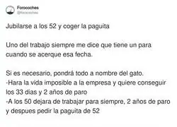 El truco de la jubilaci&oacute;n a los 52