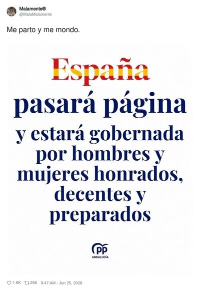Este cartel tiene que ser de co&ntilde;a