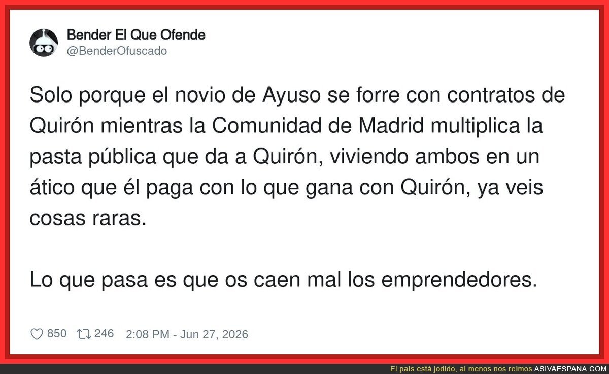 Mira que tener que explicar que robar est&aacute; mal, la educaci&oacute;n que hemos recibido...