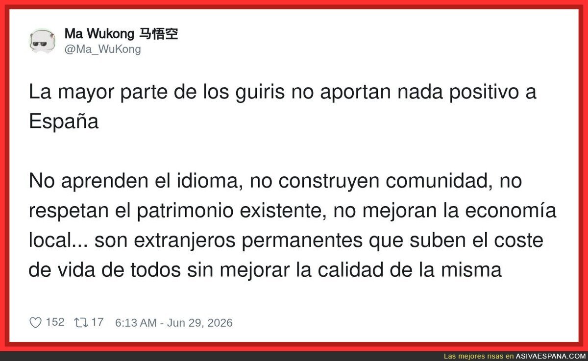Ah, as&iacute; que somos los malos de la pel&iacute;cula